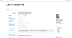 Desktop Screenshot of ambrosemusiyiwa.blogspot.com