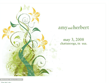 Tablet Screenshot of amyandherbertswedding.blogspot.com