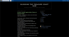 Desktop Screenshot of bloggingthetreasurecoastnow.blogspot.com