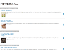 Tablet Screenshot of feetology-care.blogspot.com