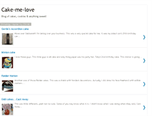 Tablet Screenshot of cakemelove.blogspot.com