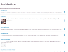 Tablet Screenshot of analfabetismo5050.blogspot.com