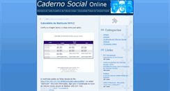 Desktop Screenshot of cacsufcg.blogspot.com