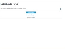 Tablet Screenshot of latestautonews.blogspot.com