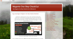 Desktop Screenshot of magentoonestepcheckoutcms.blogspot.com