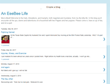 Tablet Screenshot of eeebeelife.blogspot.com