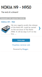 Mobile Screenshot of nokian910.blogspot.com