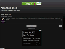 Tablet Screenshot of amandas---blog.blogspot.com