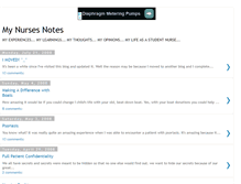 Tablet Screenshot of mynursesnotes.blogspot.com
