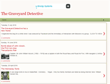 Tablet Screenshot of graveyarddetective.blogspot.com