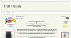 Desktop Screenshot of kraftwithkate.blogspot.com