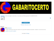 Tablet Screenshot of gabaritocerto.blogspot.com