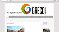 Desktop Screenshot of grecobellasartes.blogspot.com