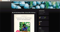 Desktop Screenshot of chapelleduvin.blogspot.com