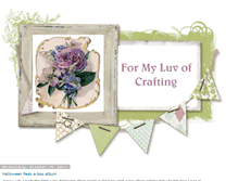 Tablet Screenshot of formyluvofcrafting.blogspot.com