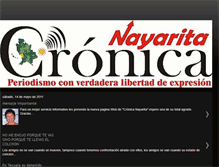 Tablet Screenshot of cronismonayarita.blogspot.com