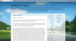 Desktop Screenshot of lightseekerscamp.blogspot.com