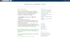 Desktop Screenshot of edit2000spring08.blogspot.com