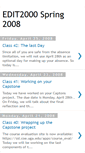 Mobile Screenshot of edit2000spring08.blogspot.com