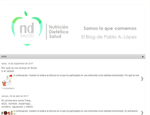 Tablet Screenshot of ndsalud.blogspot.com