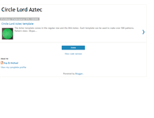 Tablet Screenshot of circlelordaztec.blogspot.com