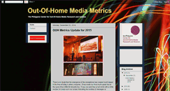 Desktop Screenshot of oohmediametrics.blogspot.com