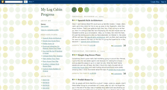 Desktop Screenshot of logcabinprogress.blogspot.com