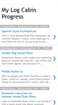 Mobile Screenshot of logcabinprogress.blogspot.com