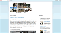Desktop Screenshot of halfpassgirl.blogspot.com