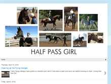 Tablet Screenshot of halfpassgirl.blogspot.com