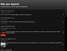 Tablet Screenshot of mqdeporte.blogspot.com