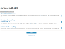 Tablet Screenshot of dee-metrosexual.blogspot.com