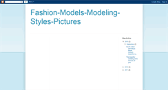 Desktop Screenshot of fashionmodelingpictures.blogspot.com