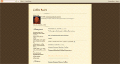 Desktop Screenshot of coffee-sales.blogspot.com
