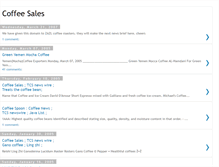 Tablet Screenshot of coffee-sales.blogspot.com