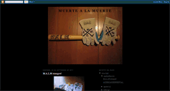 Desktop Screenshot of muertealamuertevlc.blogspot.com
