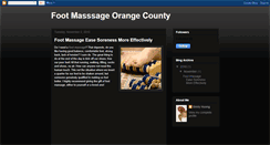 Desktop Screenshot of foot-ocmassage.blogspot.com