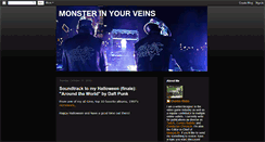 Desktop Screenshot of monsterinyourveins.blogspot.com