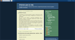 Desktop Screenshot of orientarparalavida.blogspot.com