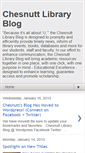 Mobile Screenshot of chesnuttlibrary.blogspot.com