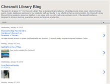 Tablet Screenshot of chesnuttlibrary.blogspot.com