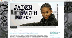 Desktop Screenshot of jadensmithespana.blogspot.com