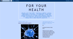 Desktop Screenshot of 4urhealthmatters.blogspot.com