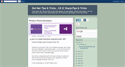 Desktop Screenshot of dotnetdud.blogspot.com