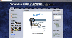 Desktop Screenshot of podcastingevo2011.blogspot.com