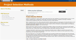 Desktop Screenshot of project-selection-methods.blogspot.com