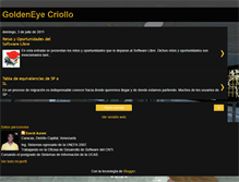Tablet Screenshot of goldeneye-criollo.blogspot.com