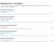 Tablet Screenshot of keepingcalmcarryingon.blogspot.com