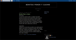 Desktop Screenshot of bonitaspokerycasino.blogspot.com