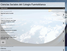 Tablet Screenshot of cienciassocialesfb.blogspot.com